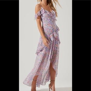 ASTR the label ruffle summer dress